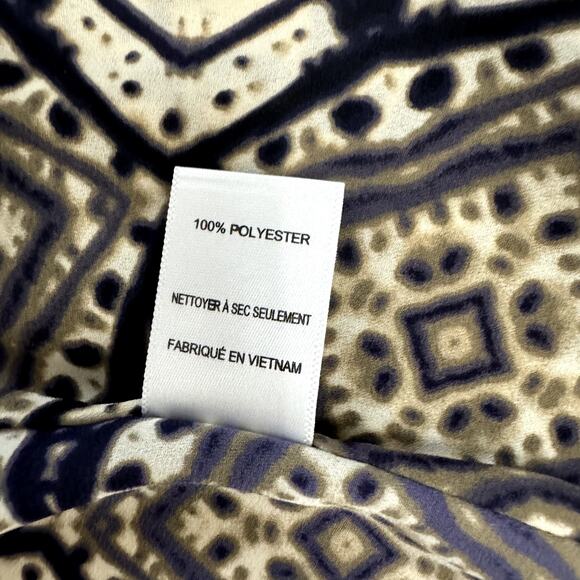 Women's ASTR Geometric Blazer Open Draped Front Long Sleeve Lightweight Jacket L - Picture 10 of 11